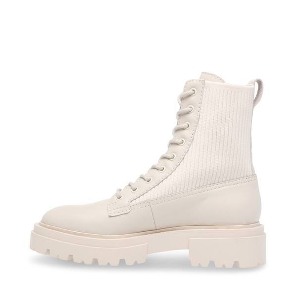 Botki Damskie Steve Madden Arlow Białe | SM-725JM