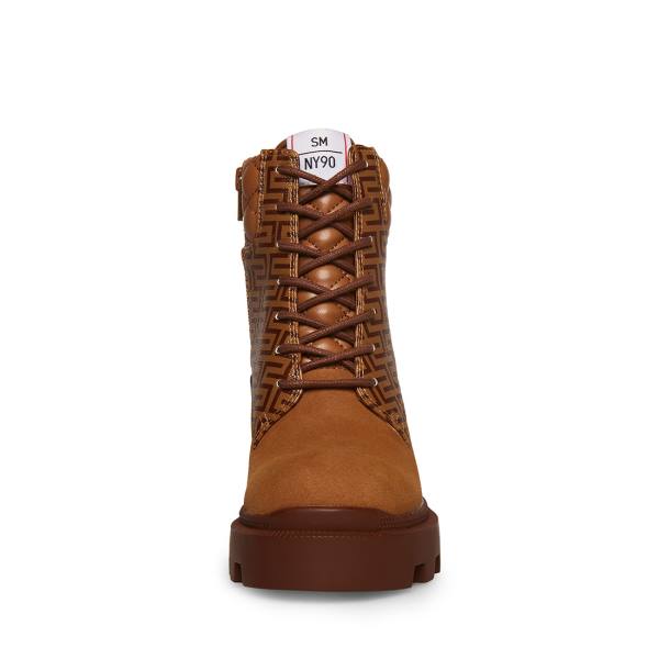 Botki Damskie Steve Madden Aryn Tan Brązowe Kolorowe | SM-417DM
