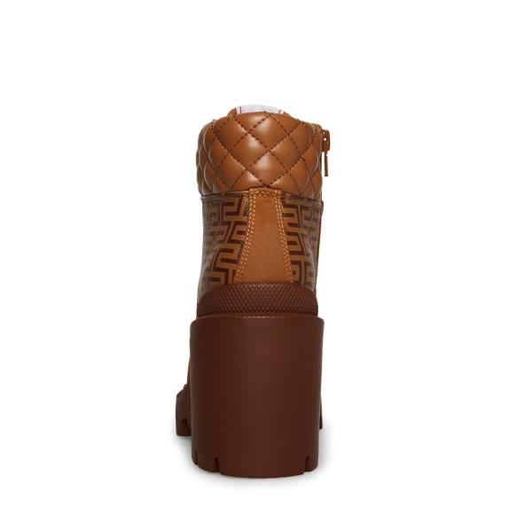 Botki Damskie Steve Madden Aryn Tan Brązowe Kolorowe | SM-417DM
