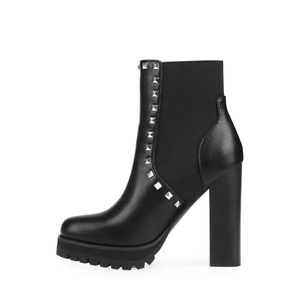 Botki Damskie Steve Madden Brisa Czarne | SM-571XM
