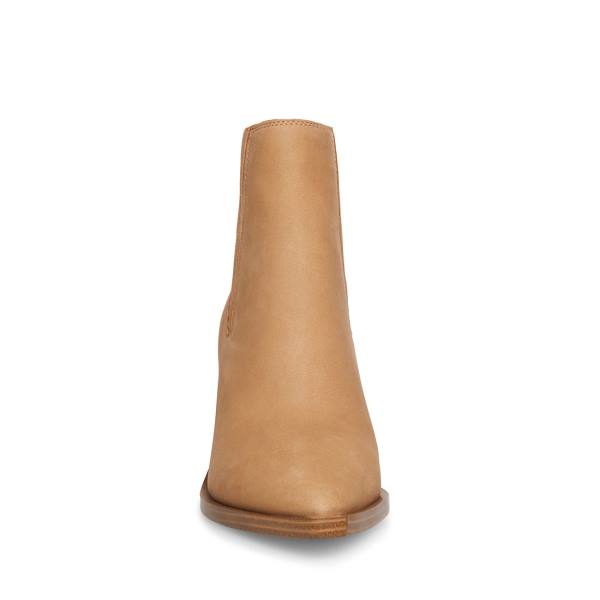 Botki Damskie Steve Madden Catreena Tan Nubuck Brązowe | SM-679RN