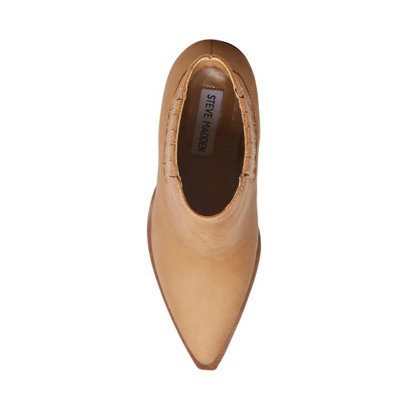 Botki Damskie Steve Madden Catreena Tan Nubuck Brązowe | SM-679RN