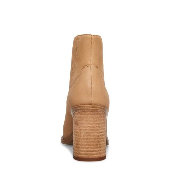 Botki Damskie Steve Madden Catreena Tan Nubuck Brązowe | SM-679RN