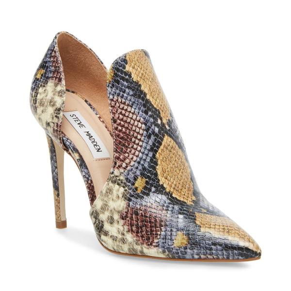Botki Damskie Steve Madden Dolly Snake Kolorowe Wąż | SM-810JS
