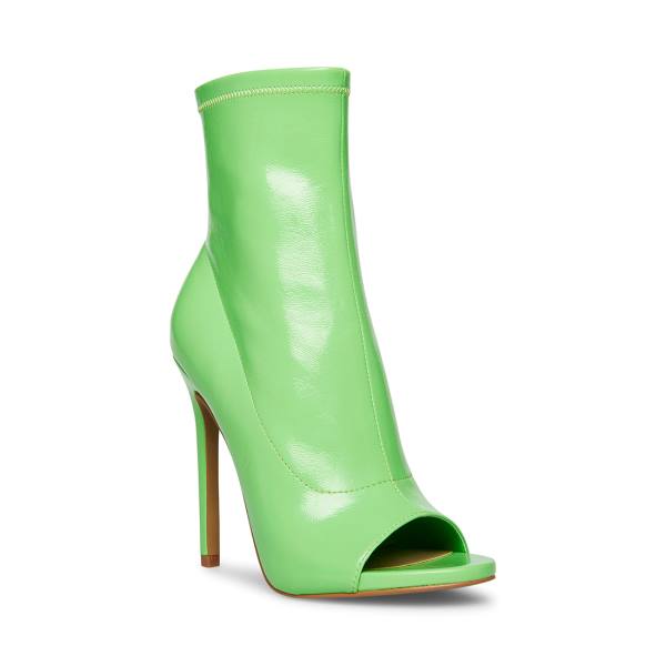 Botki Damskie Steve Madden Elettra Zielone | SM-307LY