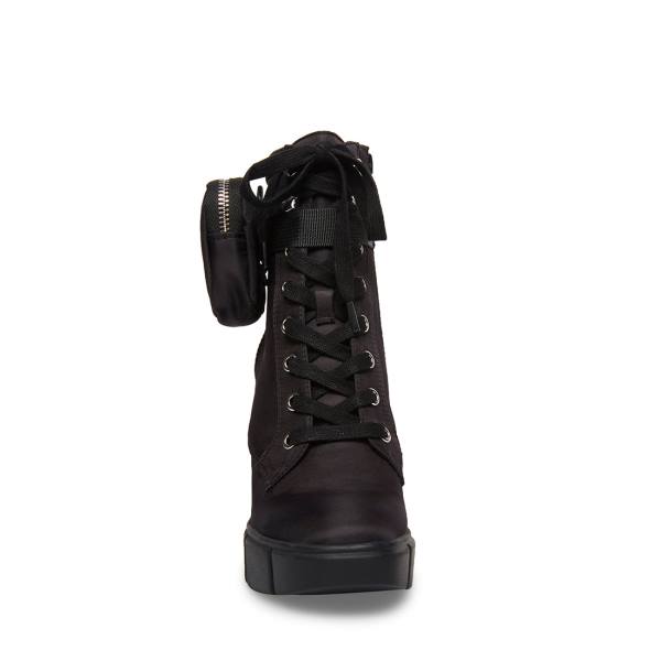 Botki Damskie Steve Madden Herrick Czarne | SM-687IP