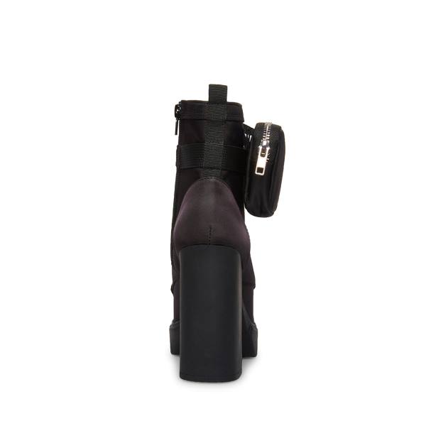 Botki Damskie Steve Madden Herrick Czarne | SM-687IP