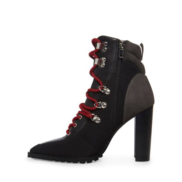 Botki Damskie Steve Madden Karey Czarne Kolorowe | SM-184NB