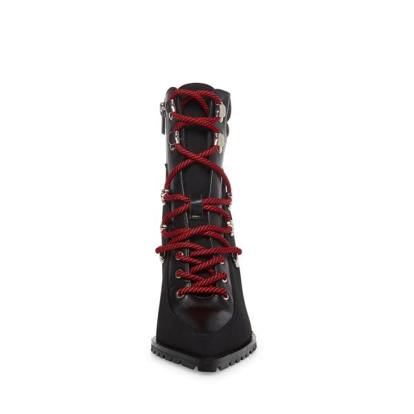 Botki Damskie Steve Madden Karey Czarne Kolorowe | SM-184NB