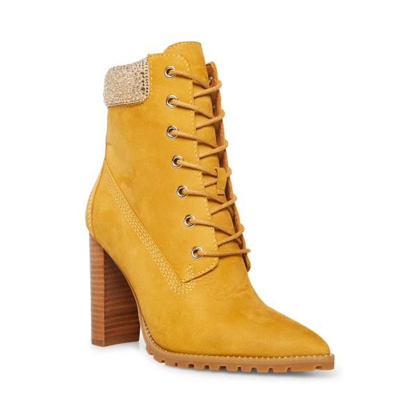 Botki Damskie Steve Madden Karmen Tan Brązowe | SM-670RX