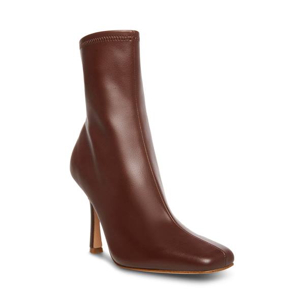 Botki Damskie Steve Madden Katerina Brązowe | SM-862RS