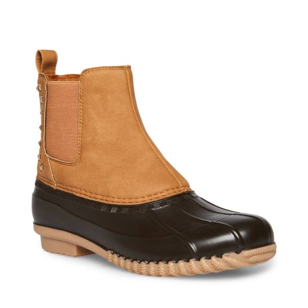 Botki Damskie Steve Madden Newlin Tan Brązowe | SM-930JX