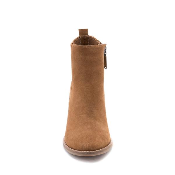 Botki Damskie Steve Madden Noa Nieprzemakalne Camel Zamszowe Brązowe | SM-694OC