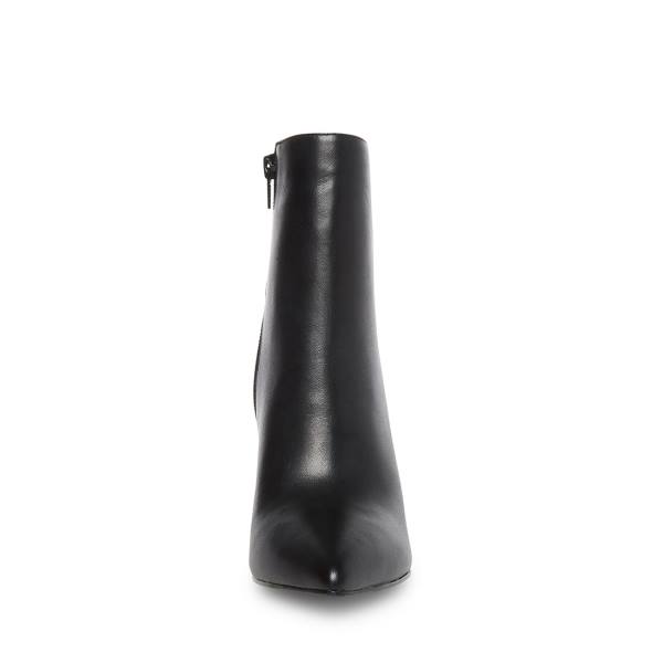 Botki Damskie Steve Madden Noticed Skórzane Czarne | SM-814LX