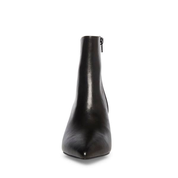 Botki Damskie Steve Madden Ossie Skórzane Czarne | SM-497UI