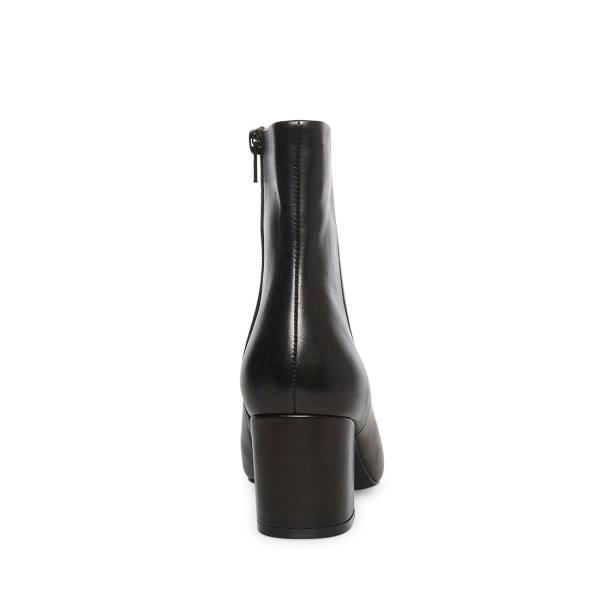 Botki Damskie Steve Madden Ossie Skórzane Czarne | SM-497UI