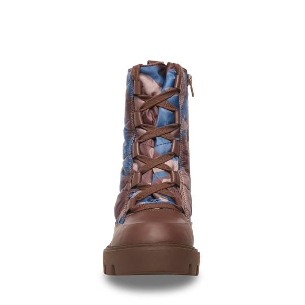 Botki Damskie Steve Madden Pieper Camo Camo Kolorowe | SM-032BV