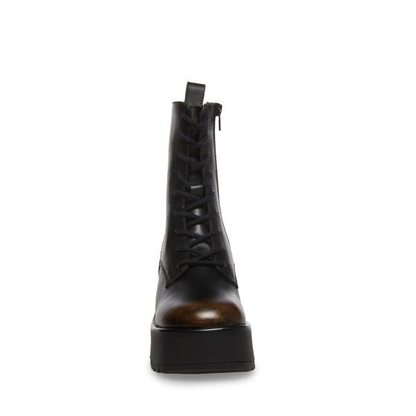 Botki Damskie Steve Madden Promise Distressed Czarne | SM-862XE