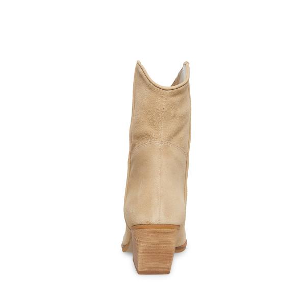 Botki Damskie Steve Madden Wolfer Tan Zamszowe Brązowe | SM-705HW
