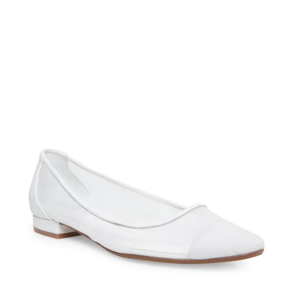 Buty Płaskie Damskie Steve Madden Bridget Białe Kolorowe | SM-489RL