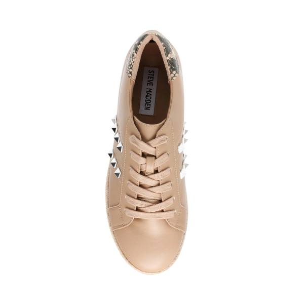 Buty Płaskie Damskie Steve Madden Elodie Tan Brązowe Kolorowe | SM-681KE