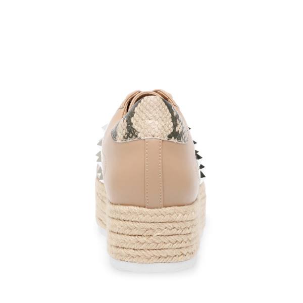 Buty Płaskie Damskie Steve Madden Elodie Tan Brązowe Kolorowe | SM-681KE
