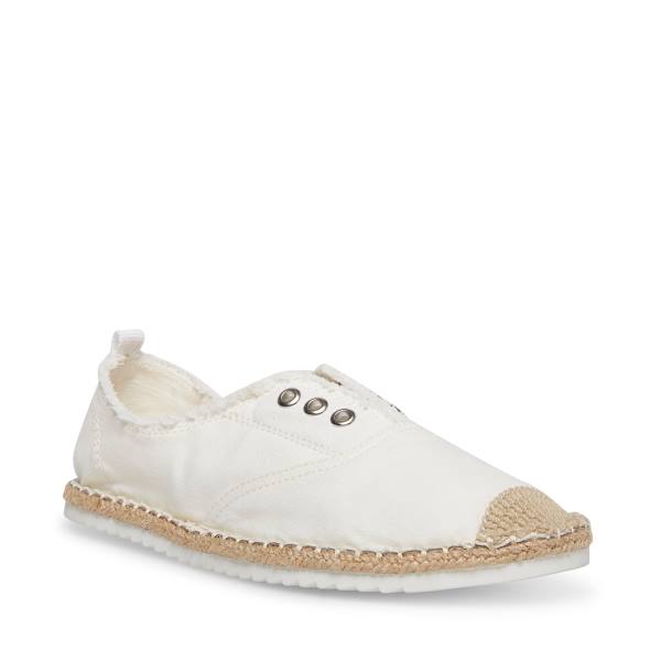 Buty Płaskie Damskie Steve Madden Emely Białe | SM-015OD