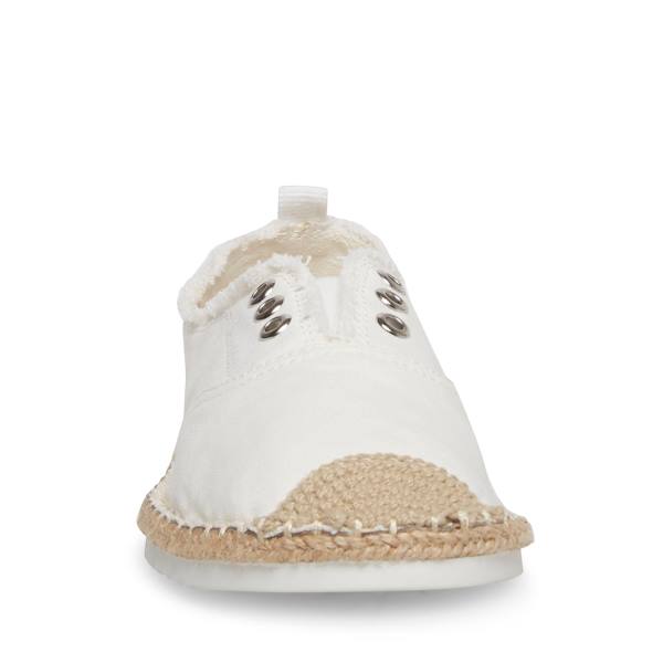Buty Płaskie Damskie Steve Madden Emely Białe | SM-015OD