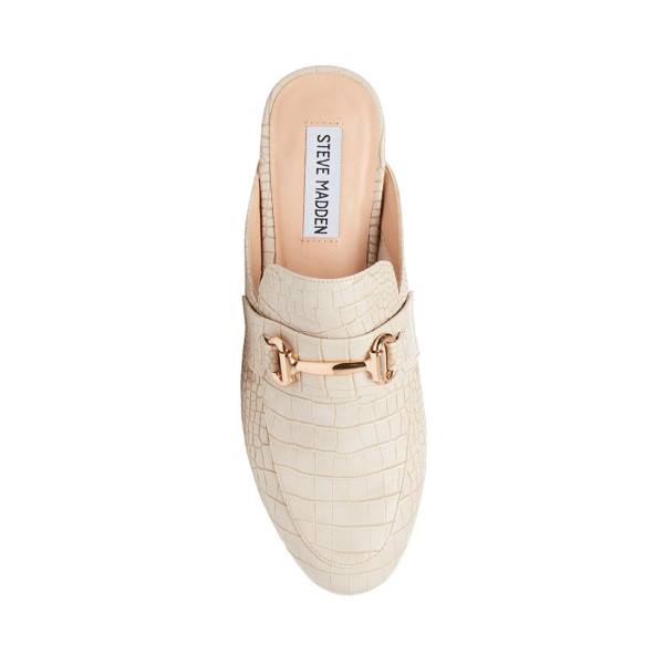 Buty Płaskie Damskie Steve Madden Kandi Taupe Crocodile Szare Brązowe | SM-109FL