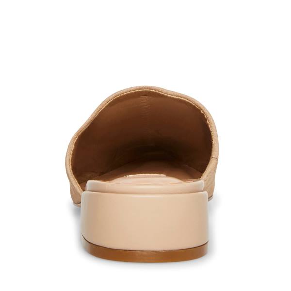 Buty Płaskie Damskie Steve Madden Lyra Camel Zamszowe Brązowe | SM-586EW