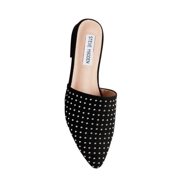Buty Płaskie Damskie Steve Madden Tempting Czarne Kolorowe | SM-469ES