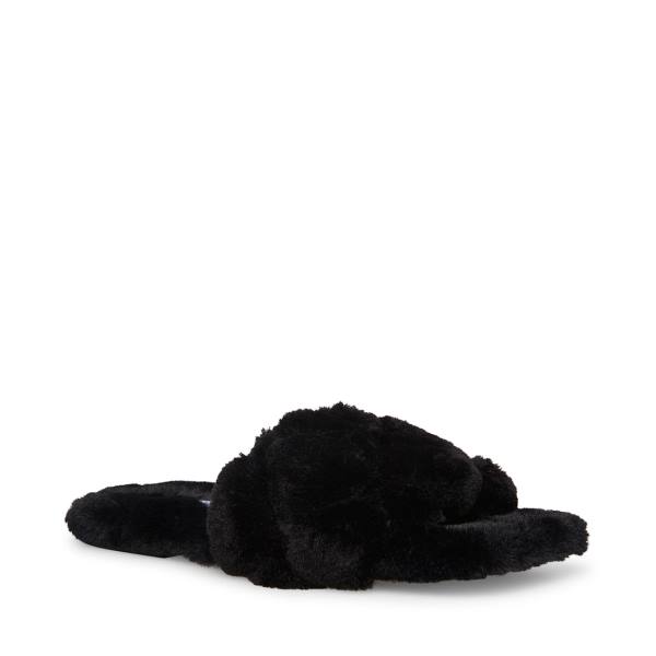 Kapcie Damskie Steve Madden Dreams Czarne | SM-347WS