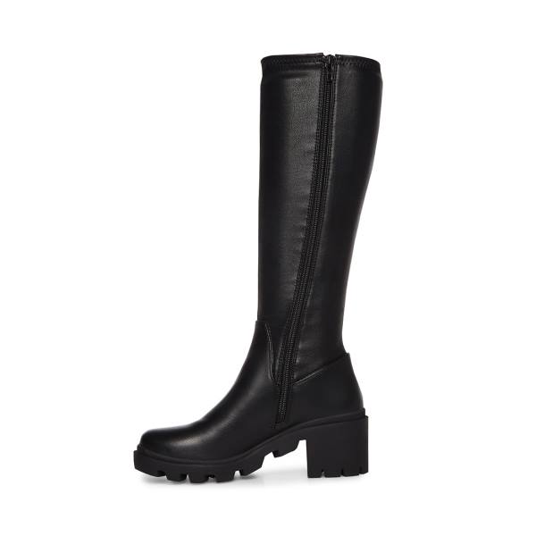 Kozaki Damskie Steve Madden Aberdeen Czarne | SM-198SW