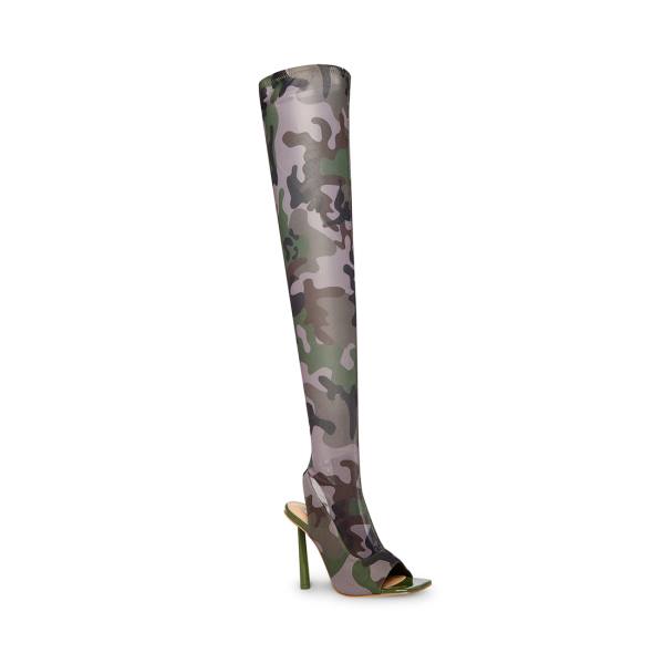 Kozaki Damskie Steve Madden Beverley Camouflage | SM-014JY