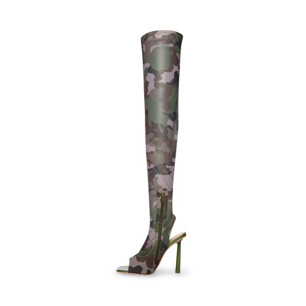 Kozaki Damskie Steve Madden Beverley Camouflage | SM-014JY