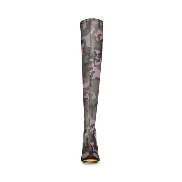 Kozaki Damskie Steve Madden Beverley Camouflage | SM-014JY