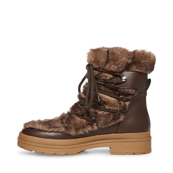 Kozaki Damskie Steve Madden Dione Tan Brązowe Kolorowe | SM-905AU