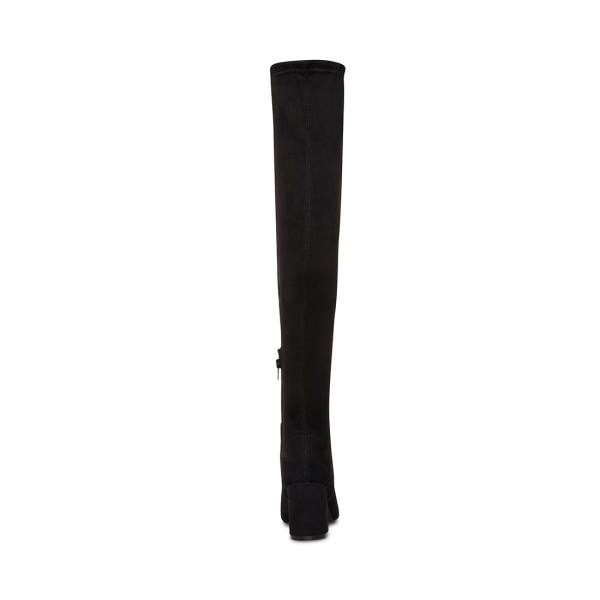 Kozaki Damskie Steve Madden Shaya Czarne | SM-713RE