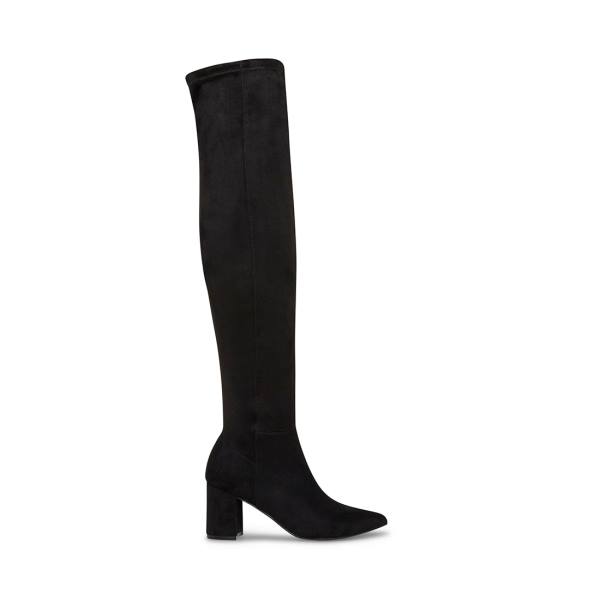 Kozaki Damskie Steve Madden Shaya Czarne | SM-713RE