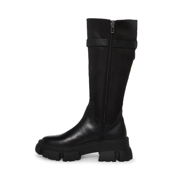 Kozaki Damskie Steve Madden Tatum Czarne | SM-513LT