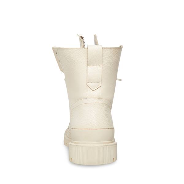 Kozaki Męskie Steve Madden Guard Bone Beżowe | SM-198KM