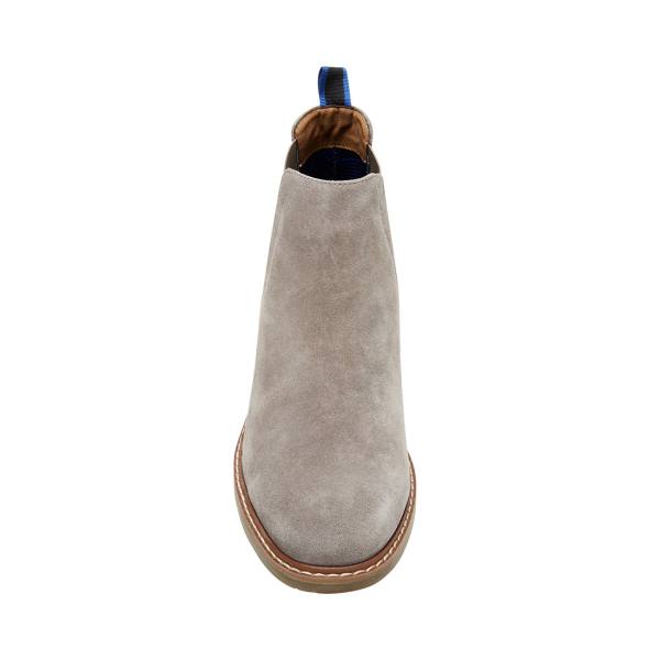 Kozaki Męskie Steve Madden Highlyte Taupe Szare Brązowe | SM-624PY