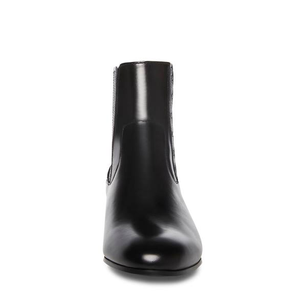 Kozaki Męskie Steve Madden Pierre Skórzane Czarne | SM-583KF
