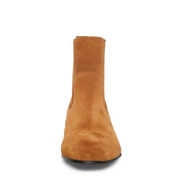 Kozaki Męskie Steve Madden Pierre Tan Zamszowe Brązowe | SM-410WI