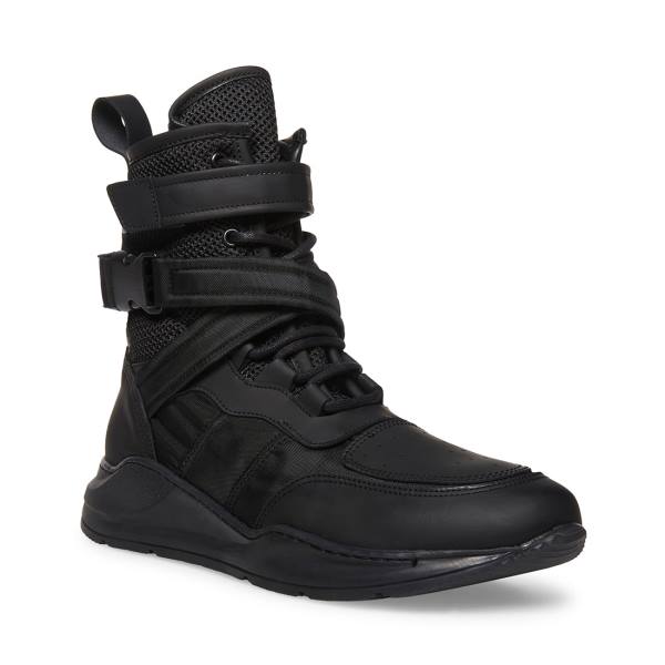 Kozaki Męskie Steve Madden Zerodays Czarne | SM-372LV