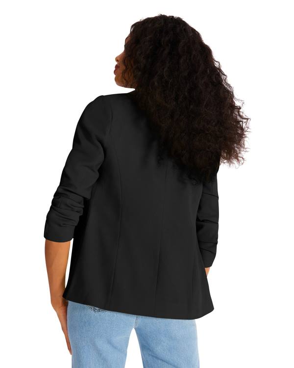 Kurtki Damskie Steve Madden Black Blazer Czarne | SM-051YN