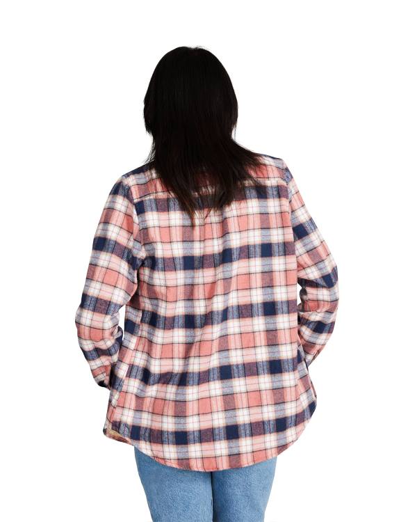 Kurtki Damskie Steve Madden Teddy Podszewką Flannel Różowe | SM-059ET