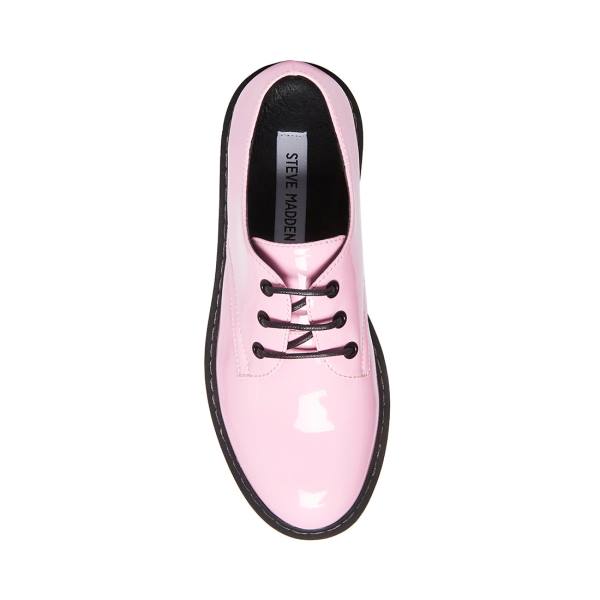 Loafersy Damskie Steve Madden Brenton Lakierowana Różowe | SM-918BF