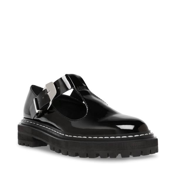 Loafersy Damskie Steve Madden Suzey Czarne | SM-205HC