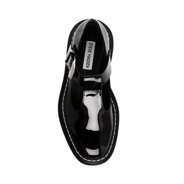 Loafersy Damskie Steve Madden Suzey Czarne | SM-205HC